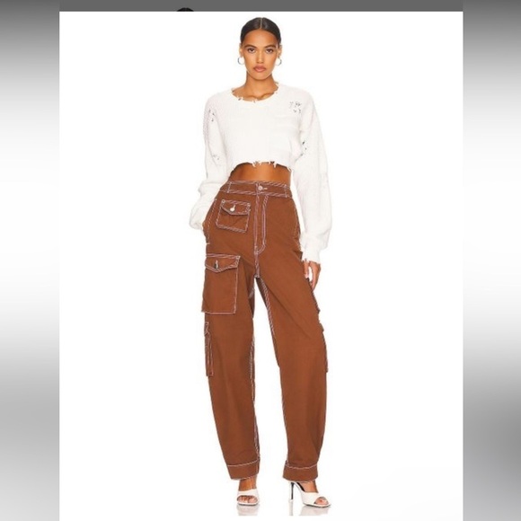 EB Denim Cargo Pants NWT Sold OUT! ❤️❤️ - Picture 1 of 6
